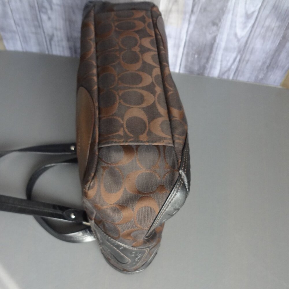 Coach signature circle patchwork tote bag - Picture 6 of 16